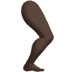 🦵🏿 leg: dark skin tone display on Apple